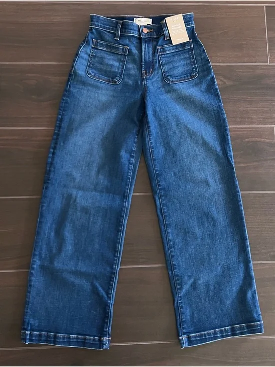 Madewell Emmett Wide Leg Jeans Size 26 P - Picture 2 of 9